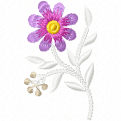 Flowers And Tree Embroidery Design 12 Flowers And Tree Embroidery Design 12